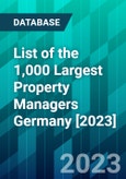 List of the 1,000 Largest Property Managers Germany [2023]- Product Image